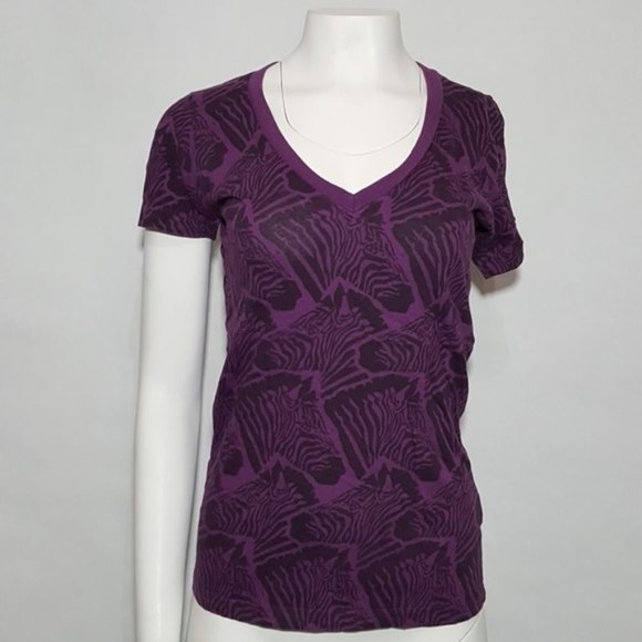 Matix V-Neck T-Shirt Zebra - Picture 1 of 4